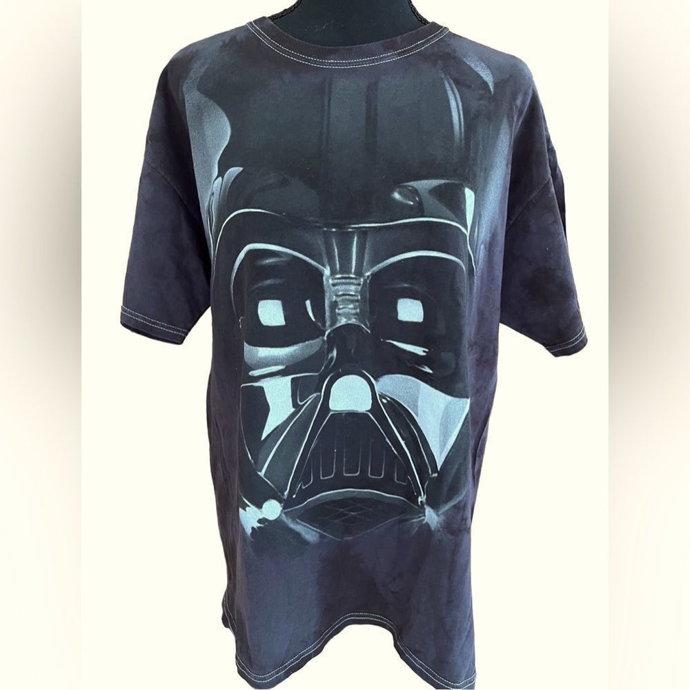 STAR Wars T-Shirt - Giant DarthVader Realistic Face Image, black, size L